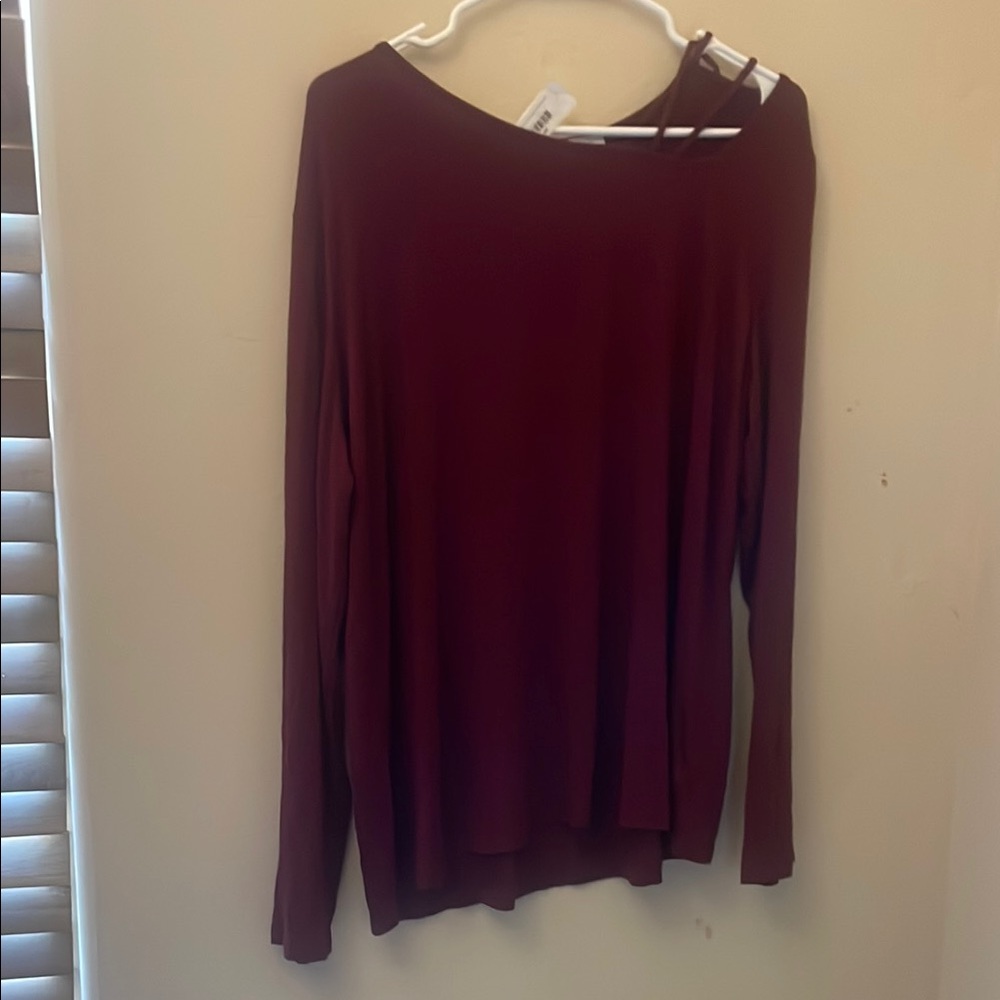NWT White Birch Slit Shoulder Top! Women’s 2X